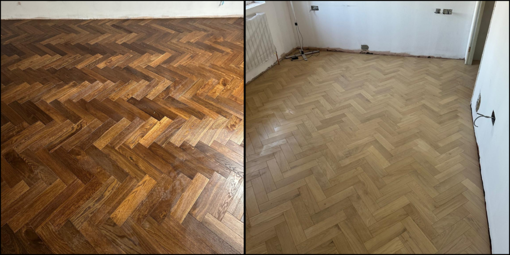 Herringbone LVT with Border